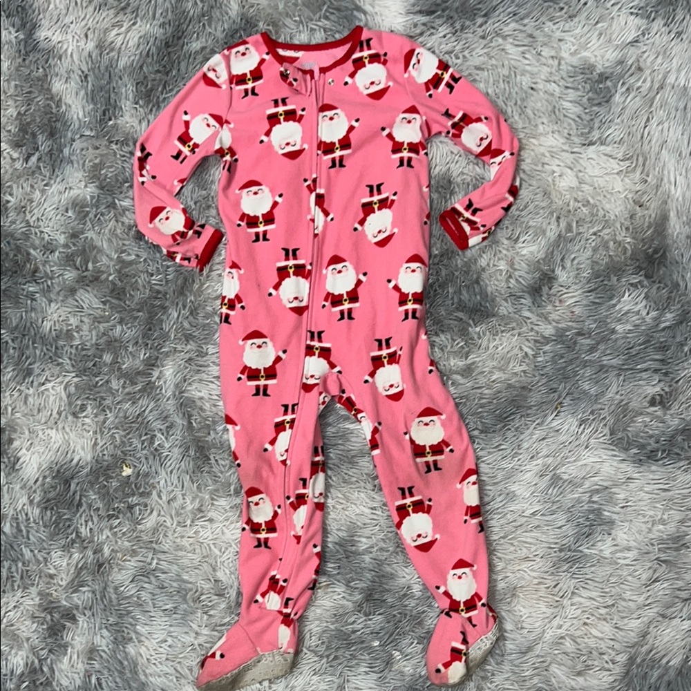 ♥️ Child of Mine Pink Santa Kids One Piece